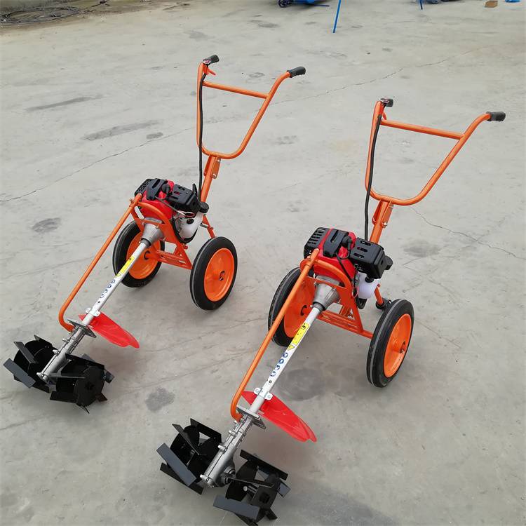 果园背负式除草机轻便柴油开沟松土机多功能背负式除草机