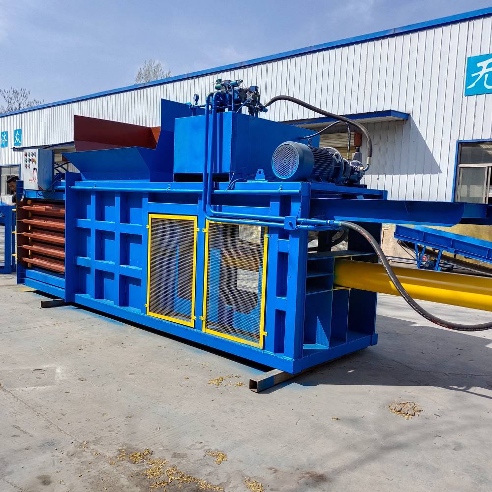 纸箱打包机全自动打包机一键出包简单方便液压打包机图片