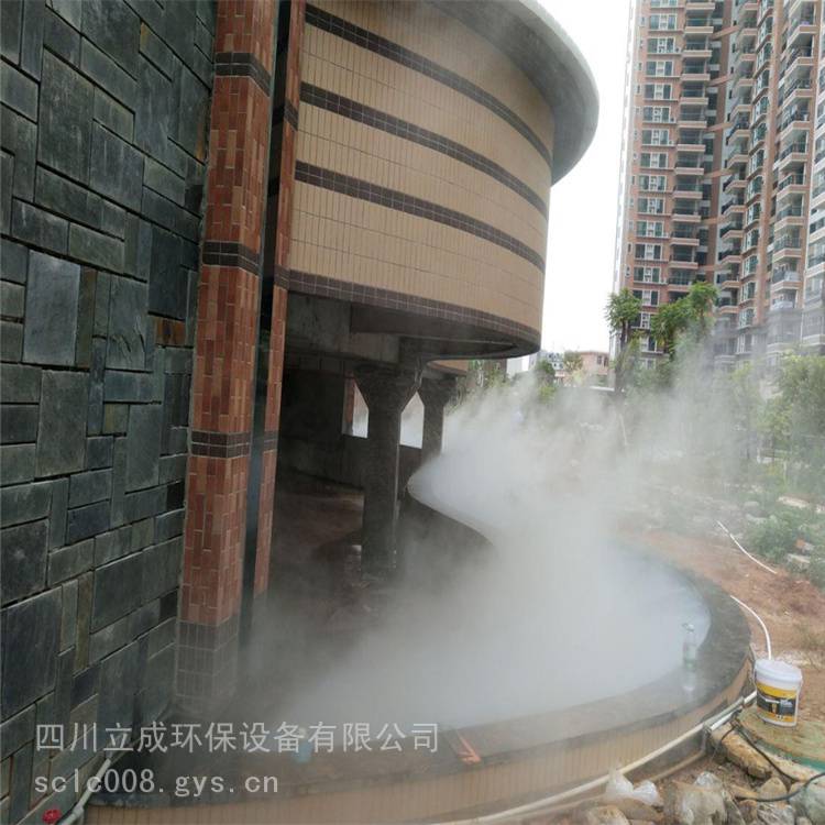 花园景观喷淋-工程景观造雾-运行稳定-喷雾降温-绵阳