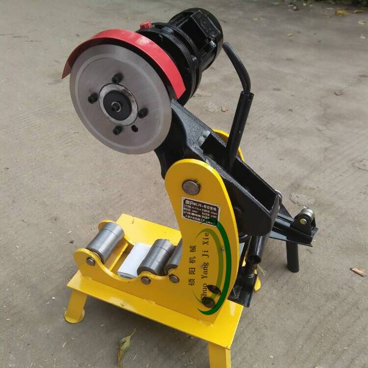 电动液压式天然气管道切管机双立柱式圆管方管切割机管材截管机