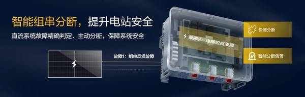 智能组串分断设计,主动更安全 智能组串分断设计,主动更安全
