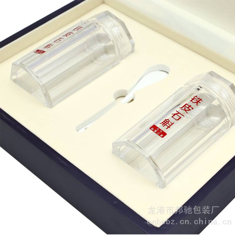 铁皮石斛木盒包装树皮纸木质包装盒10支装干海参包装盒铁皮枫斗包装盒定制