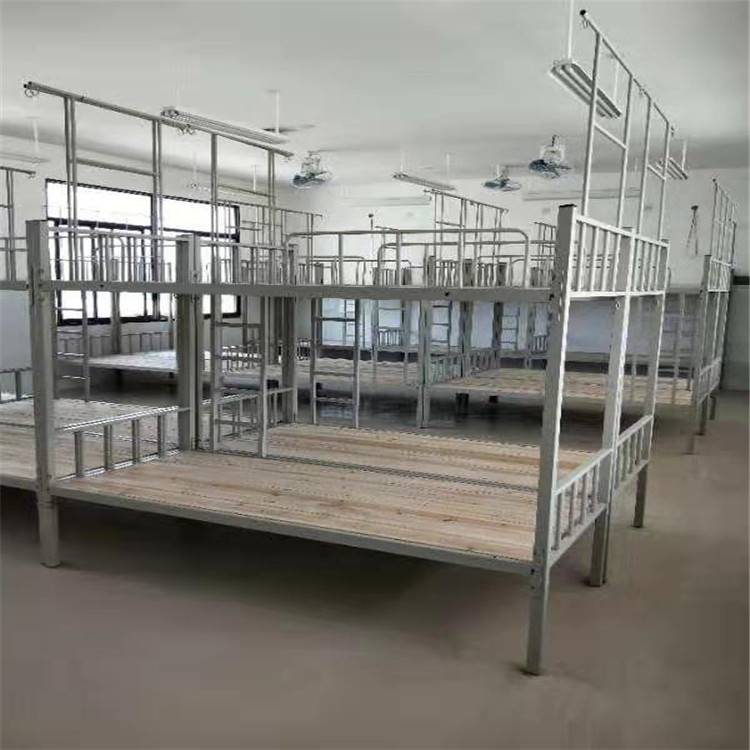 百色右江上下铺公寓床双层床铁架床|公寓床管型材厂家