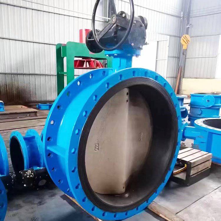 D373H蜗轮对夹式硬密封蝶阀-定制水处理软密封对夹式鸿蝶