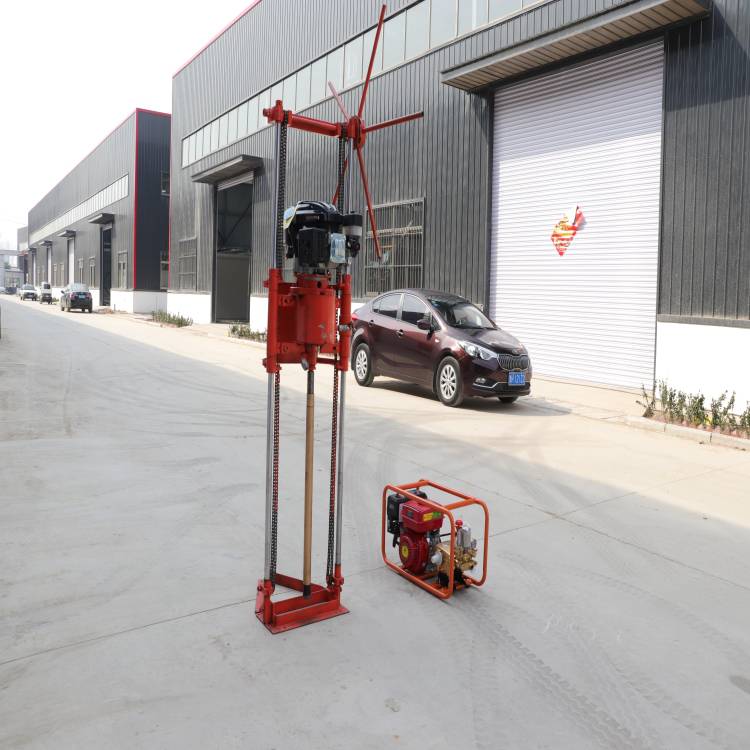 20m钻孔深度背包钻机地层轻便岩心钻机二冲程汽油机钻孔机