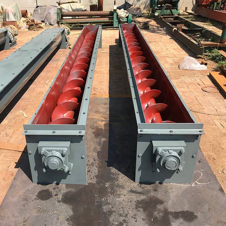 厂家供应ls双轴螺旋输送机600有轴无轴绞龙提升上料机800双绞龙给料