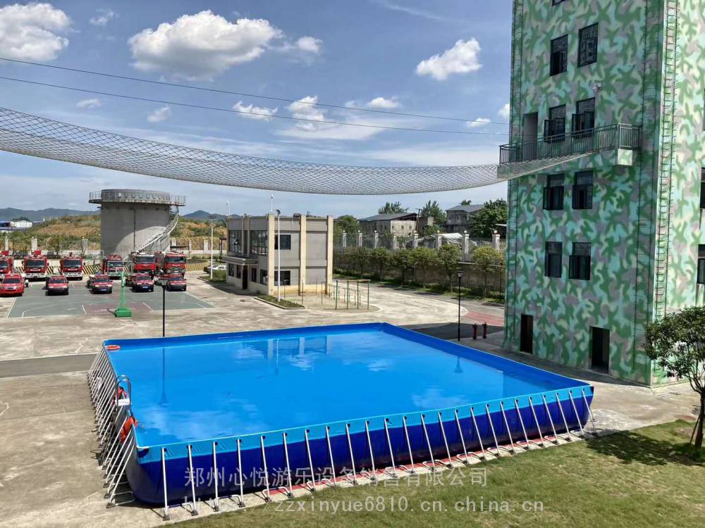 生产定制户外移动支架游泳水池多种***可选加厚PVC环保材料