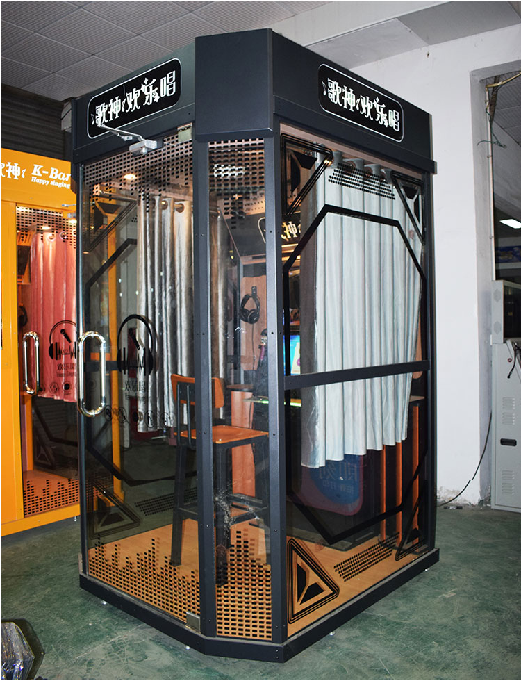 歌神欢乐唱迷你ktv自助唱歌机投币移动双人练歌房k歌唱吧机