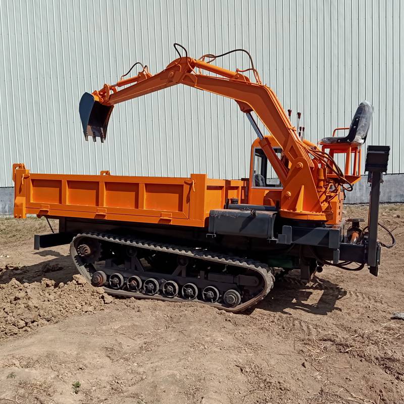 建筑用履带式挖掘机小型履带挖掘机械后驱式6吨履带式挖机