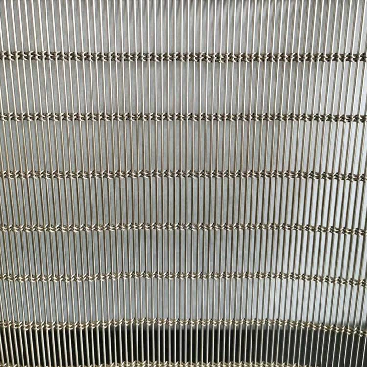 金色不锈钢网格酒店隔断屏风网幕墙外墙挂帘网钢丝吊顶网
