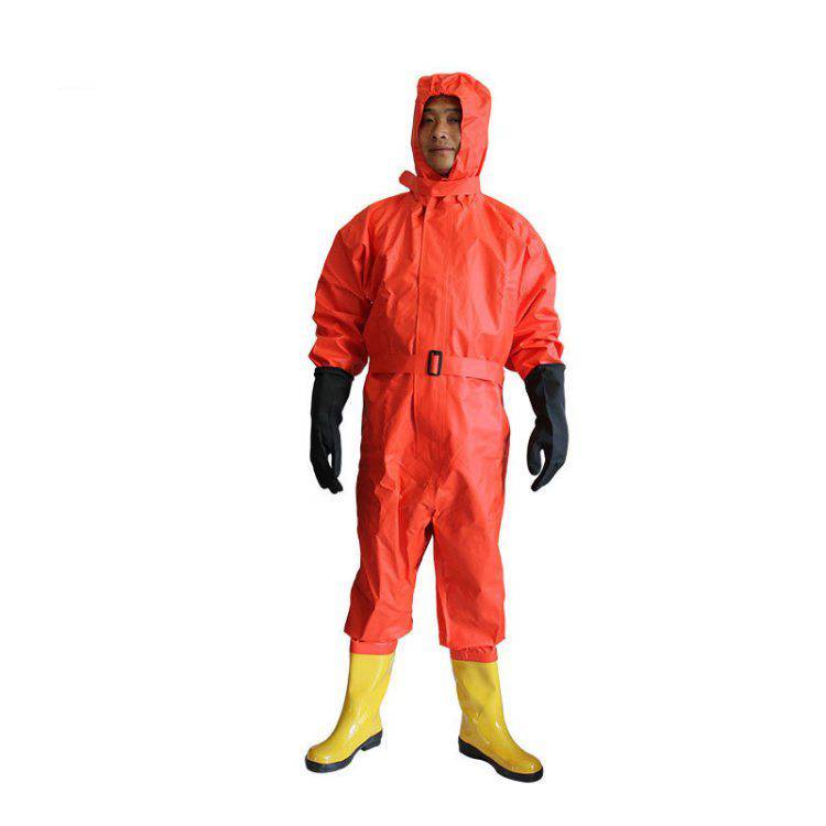 二级化学防护服装生化氨气液氨轻型防化护服全封闭式重型防化服