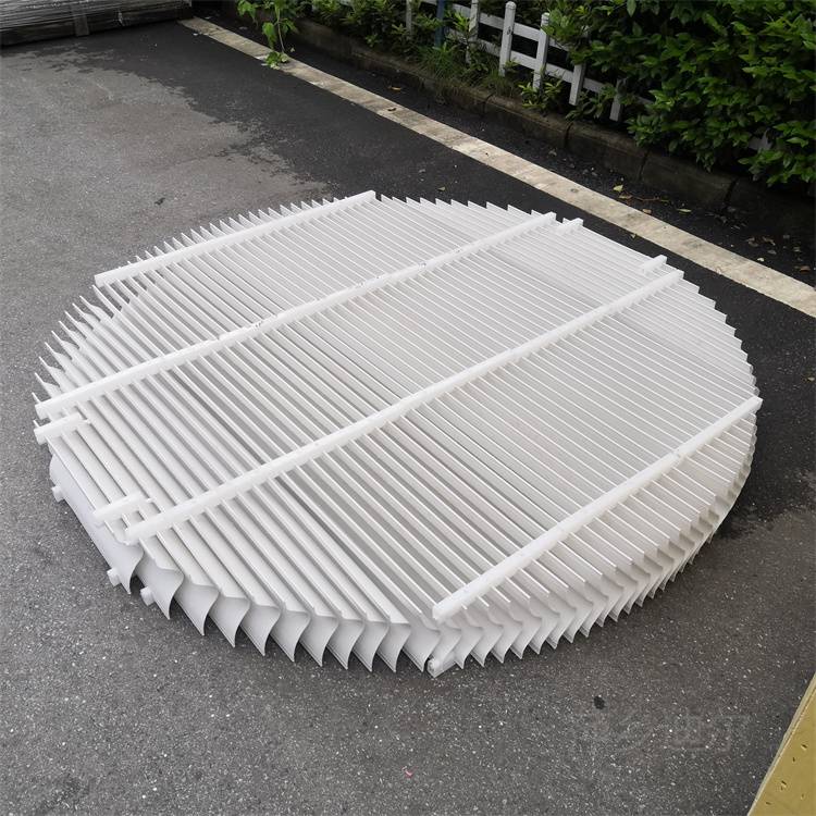 迪尔定制折流板除雾器pp波纹板式除雾器s型除沫器含冲洗装置
