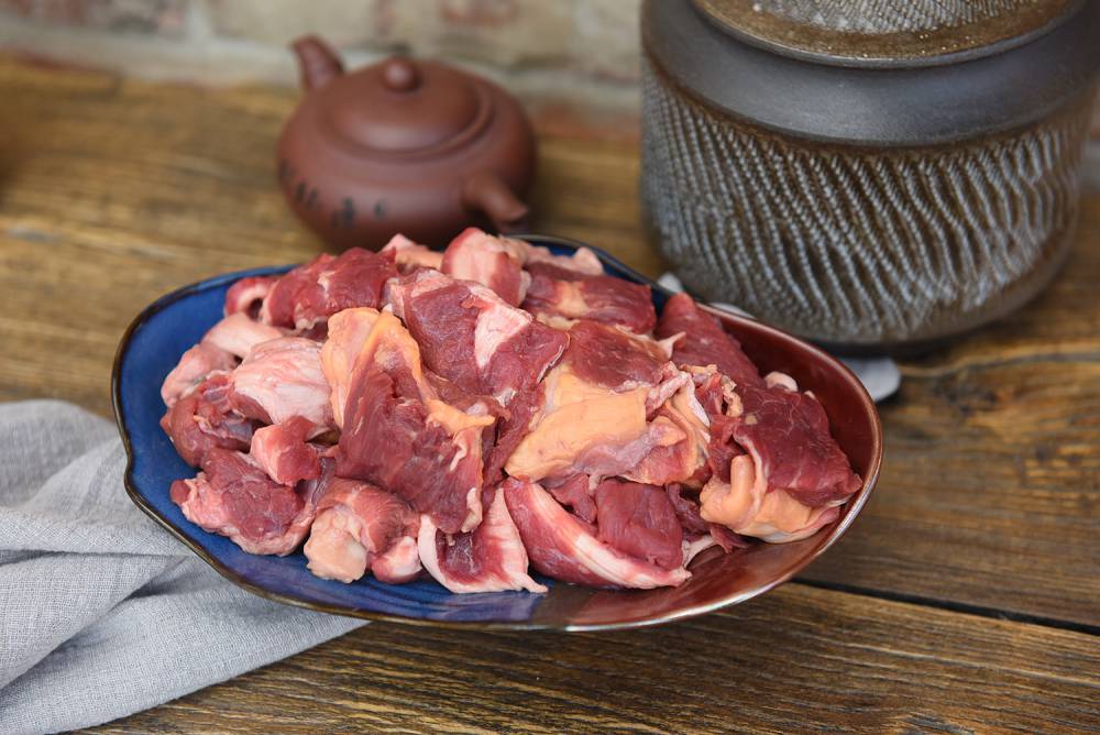 牛筋头巴脑阿牧特生鲜进口牛肉筋肉相连嫩滑嚼劲火锅食材小肥羊食品牛