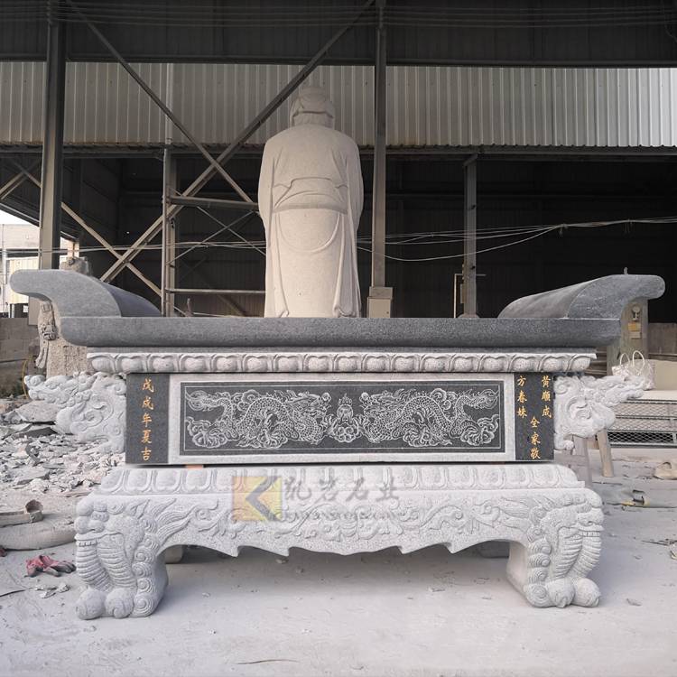 长期供应石雕神桌青石石雕供桌设计新颖福建石雕凯岩石业
