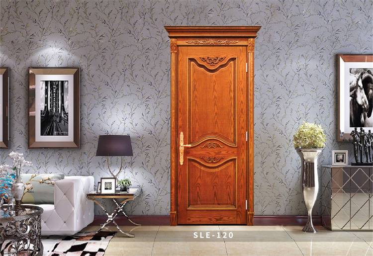 森林王朝木门定制实木复合门家用带冒头雕花门室内烤漆门批发