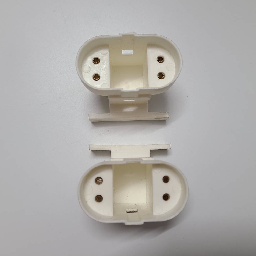 灯座g32q双排四针灯头空气消毒机灯管灯脚