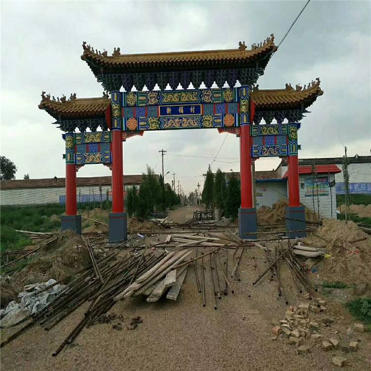 定做门牌坊木头牌楼牌坊厂商