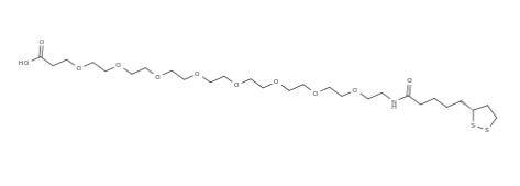 1334172-70-1，Lipoamido-PEG8-acid可用于金属表面粘合
