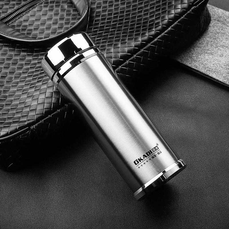 华象保温杯批发647号304不锈钢双层真空时尚男女式商务办公