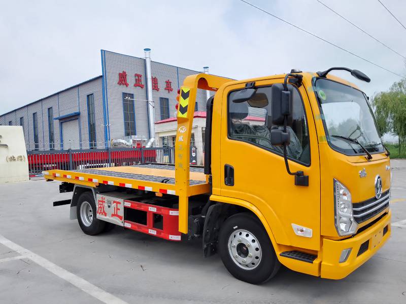 高速救援清障车一拖二清障车威正伸缩板清障车