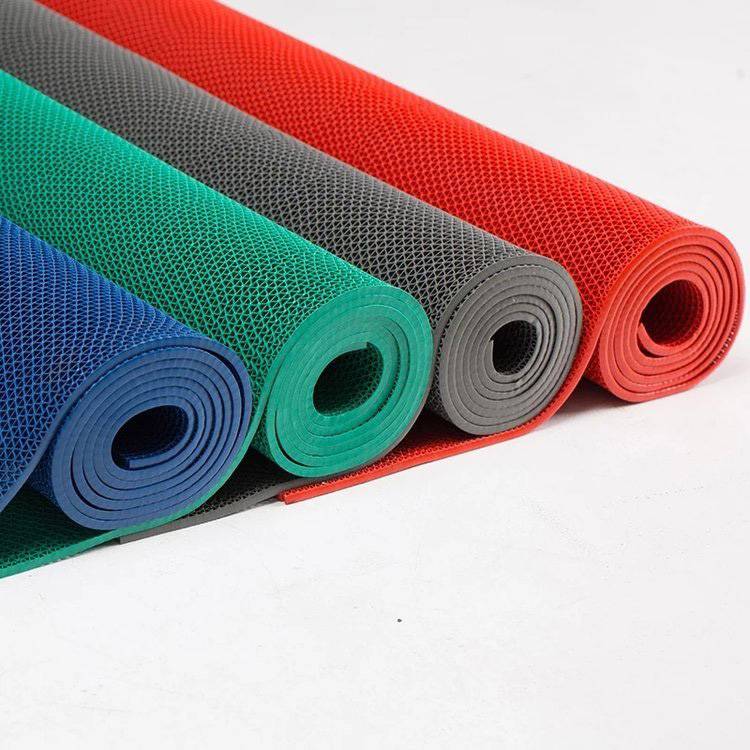 pvc镂空防滑垫疏水s型网格加密垫子浴室楼梯满铺防滑垫