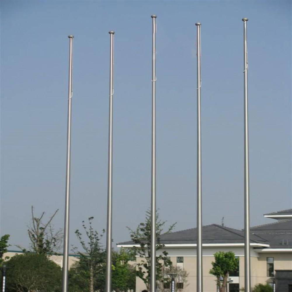 内蒙古法院不锈钢锥形旗杆通辽电动带音箱旗杆厂家服务