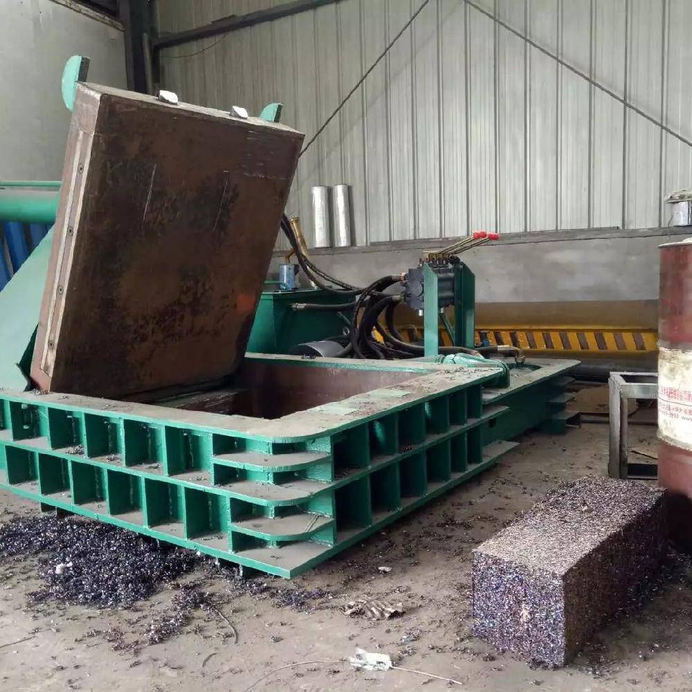 亿达供应125吨金属压块机小型压铝机钢筋铁屑压缩机