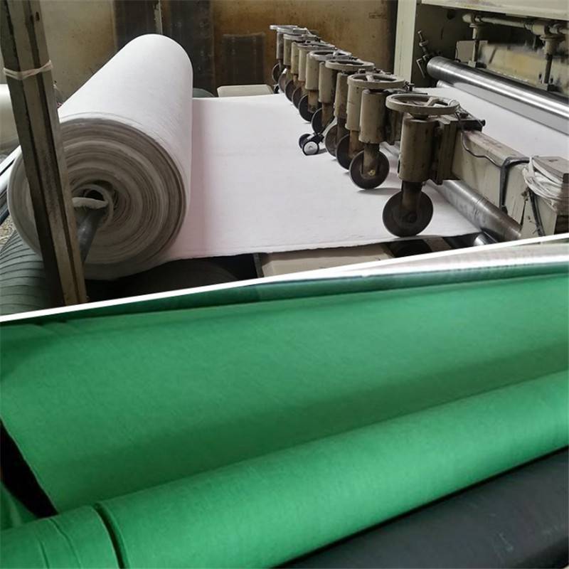 巩义120g绿色土工布6米幅宽绿色土工布盖土布厂家直销大量现货