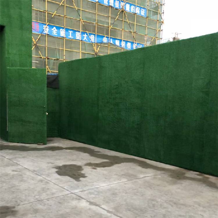 人工草皮围挡 南京工地围挡绿草坪 万立森建筑工地外墙绿化围挡厂家批发