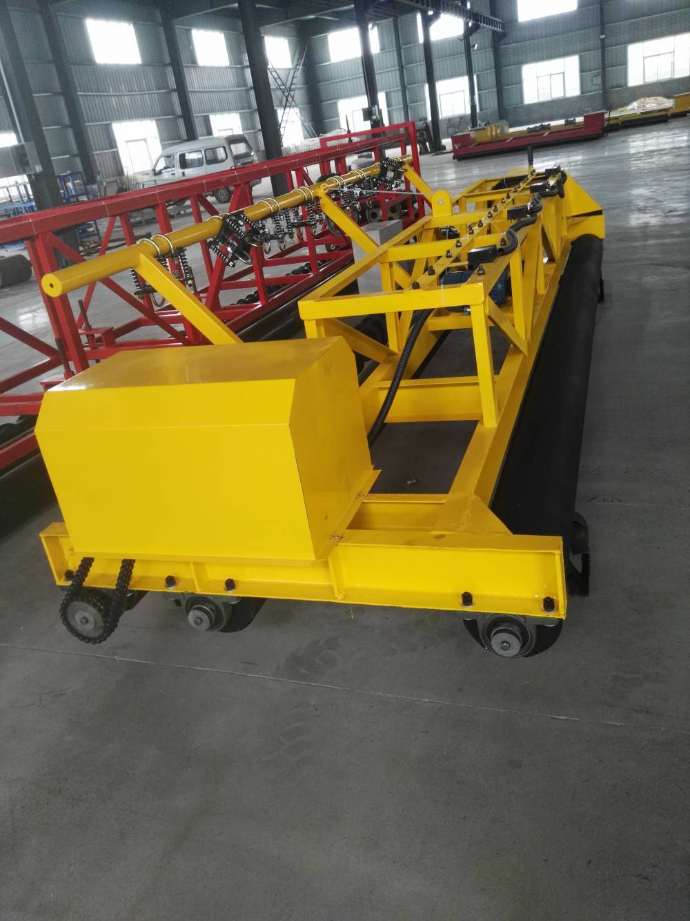 三辊轴摊铺机混凝土路面振捣梁路面提浆整平机