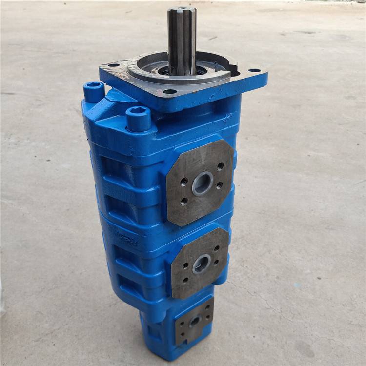 非开挖铺管钻机三联齿轮油泵cbgj高压三联泵