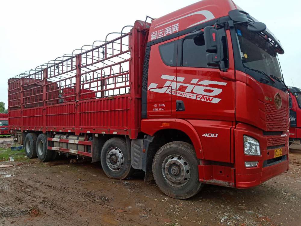 二手货车买卖交易市场东风柳汽h7前四后八高栏车9米6高栏车二手货车