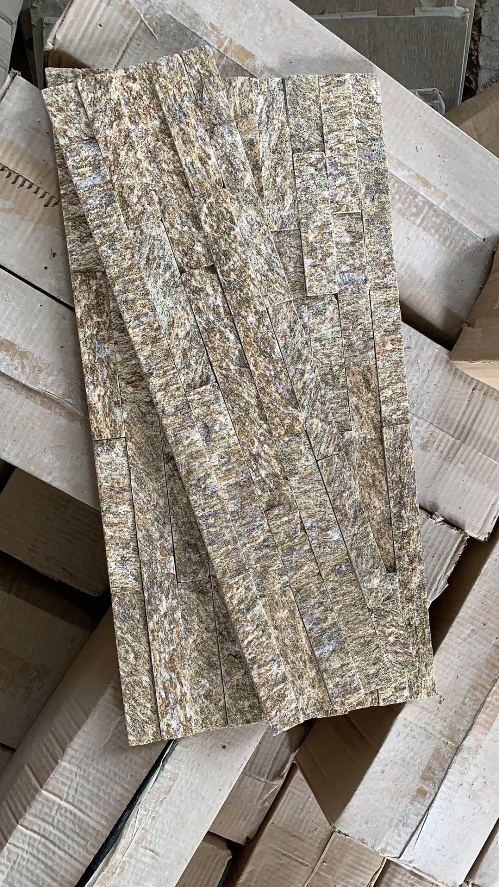 虎皮黄文化石天然文化石环境美化工程可用君旺石材