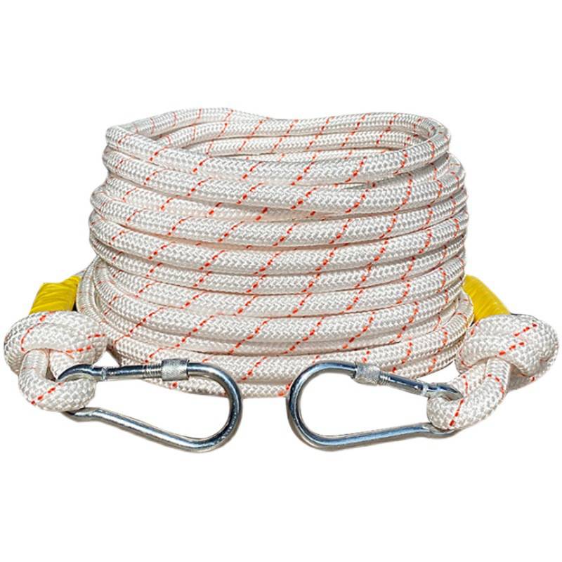 高空作业外墙清洗绳消防员火灾逃生绳钢丝芯安全绳登山攀岩速降绳