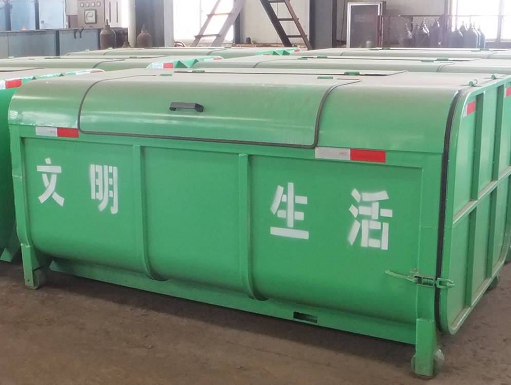 小区** 钩臂式垃圾箱 304不锈钢垃圾箱 免费设计