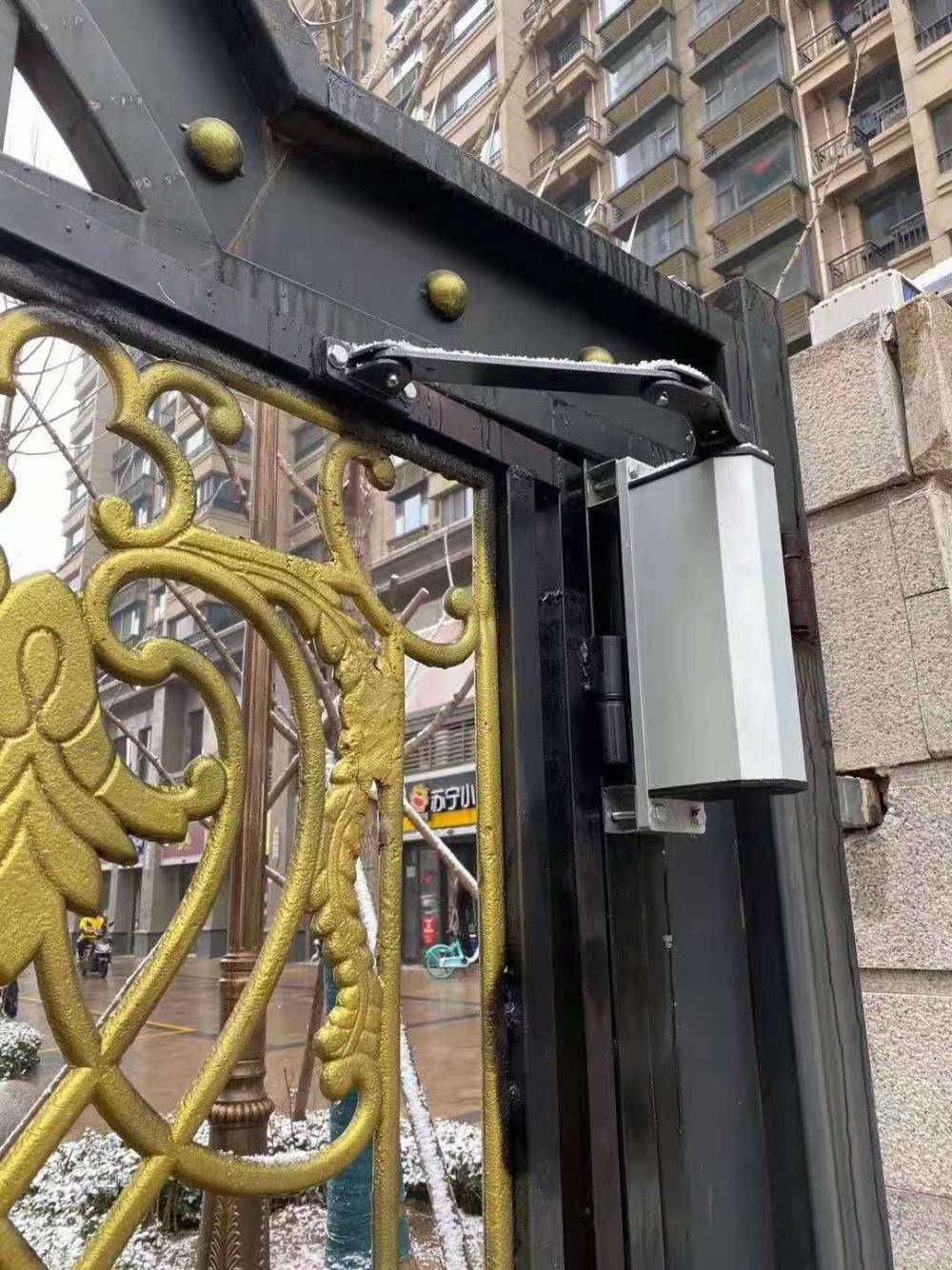 大同小区电动门人行通道门电动智能开门系统小区智能门控