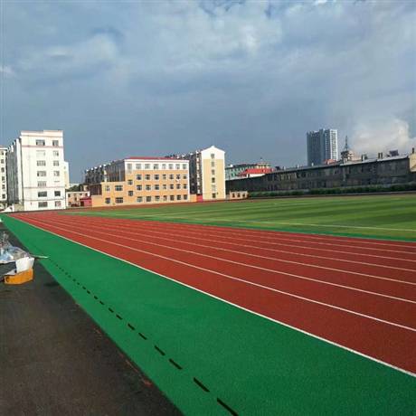 塑胶跑道硅pu球场epdm颗粒人造草坪悬浮地板体育器材等