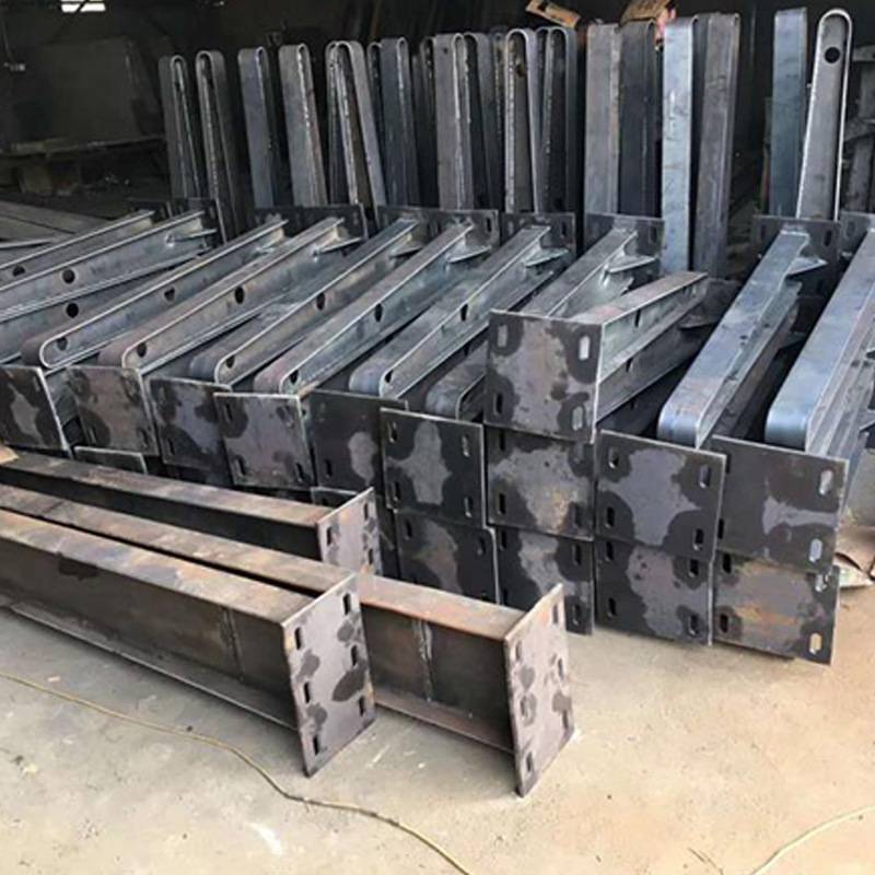 耀荣幕墙主梁h型焊接钢架2米不锈钢牛腿生产加工