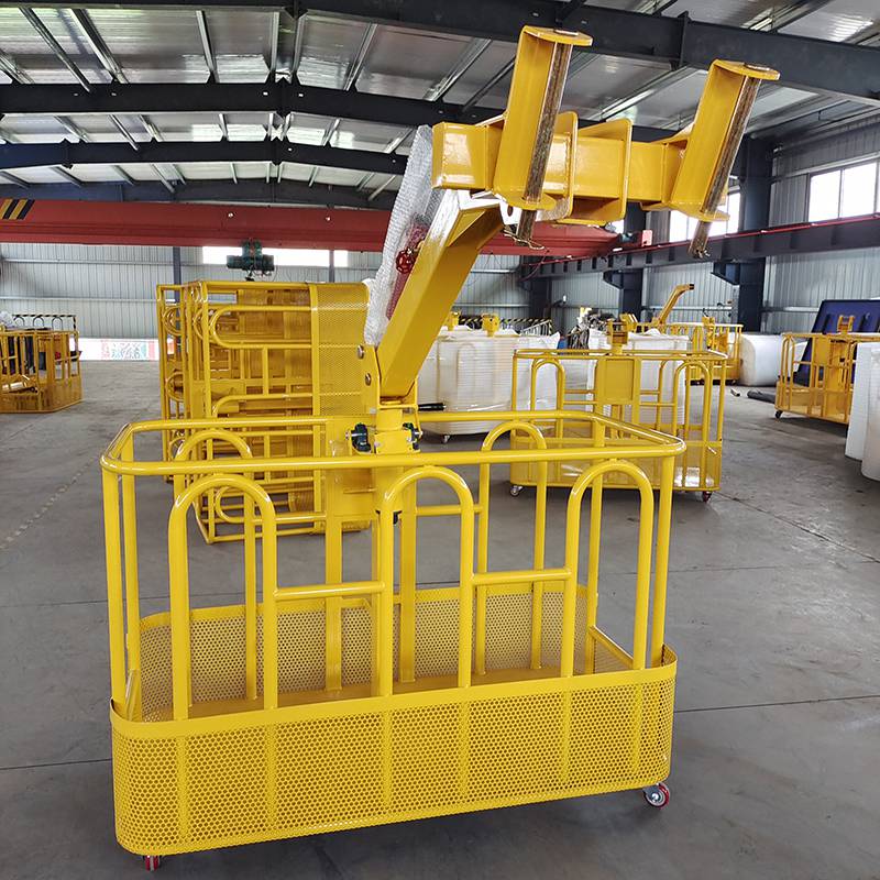 my路灯维修吊篮吊车吊框广告牌安装载人吊笼