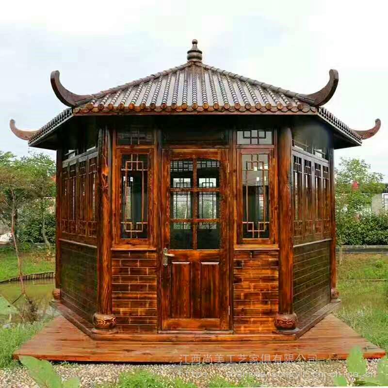 别墅木屋实木凉亭值班室木屋小木屋造价景区木屋仿古木屋保安亭售票屋