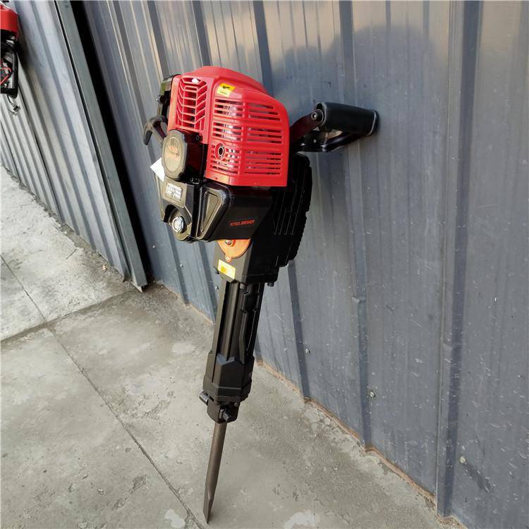 款汽油油镐山地凿岩破碎锤便捷式手提冲击锤