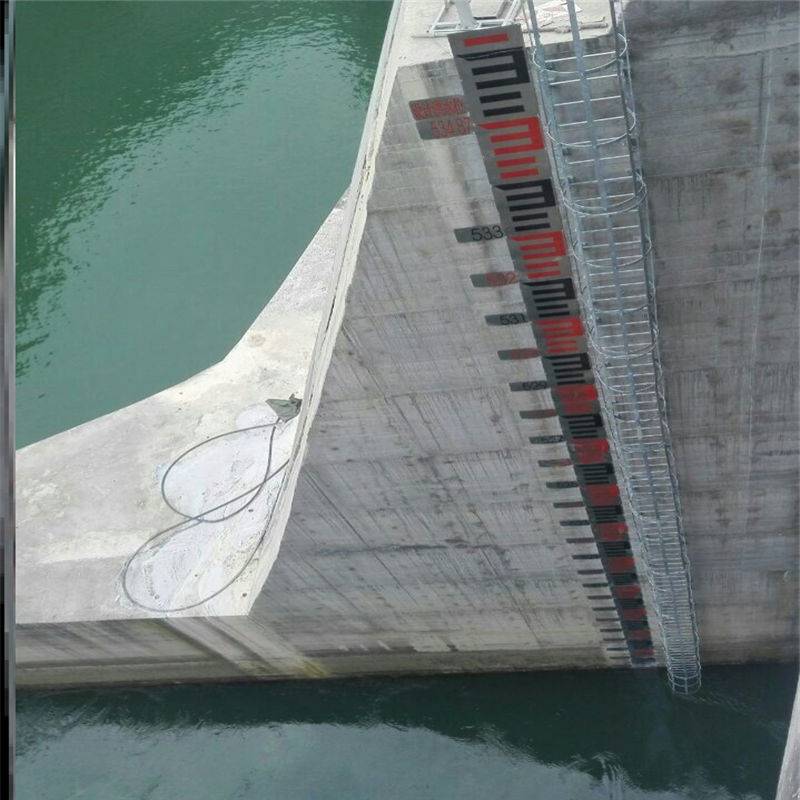 【铝合金搪瓷水位尺防汛测量水尺高分子数显标尺柱子