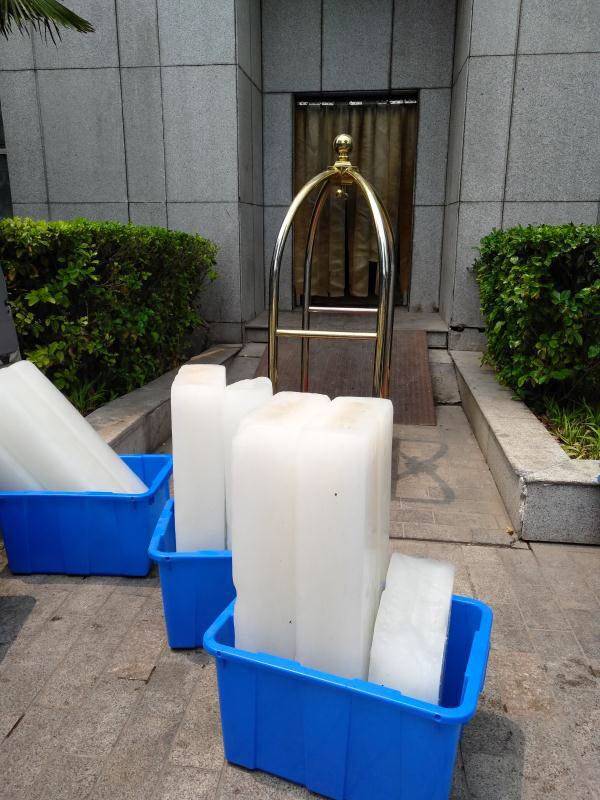 上海虹口降温冰块户外降温大冰块出售供应高温天房间大冰块