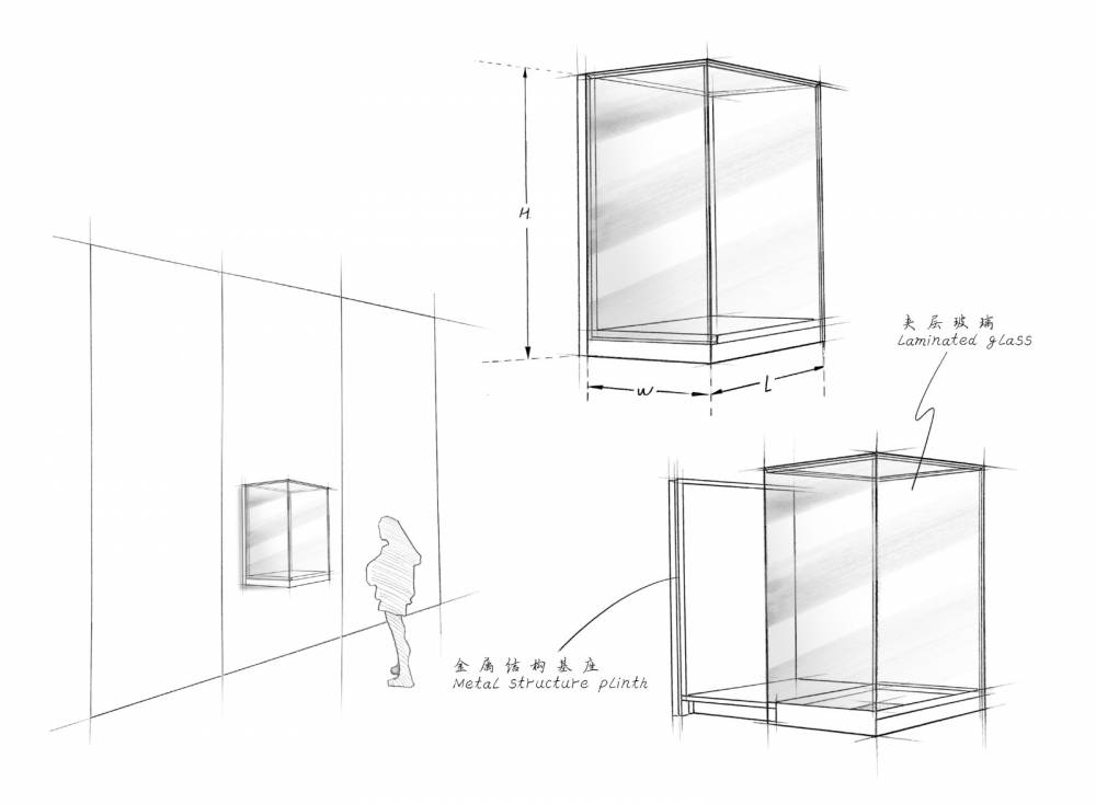 克里克展柜 壁柜 挂墙壁柜 博物馆展柜 展柜厂家