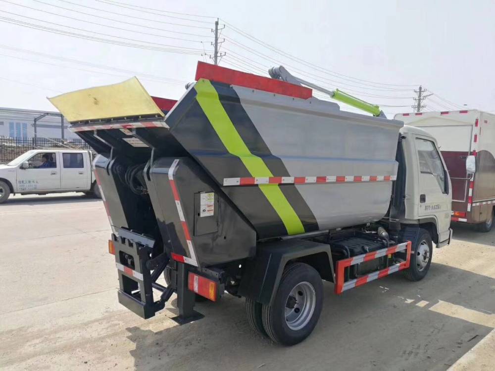东风凯普特无泄漏挂桶垃圾车无泄漏挂桶垃圾车多少钱