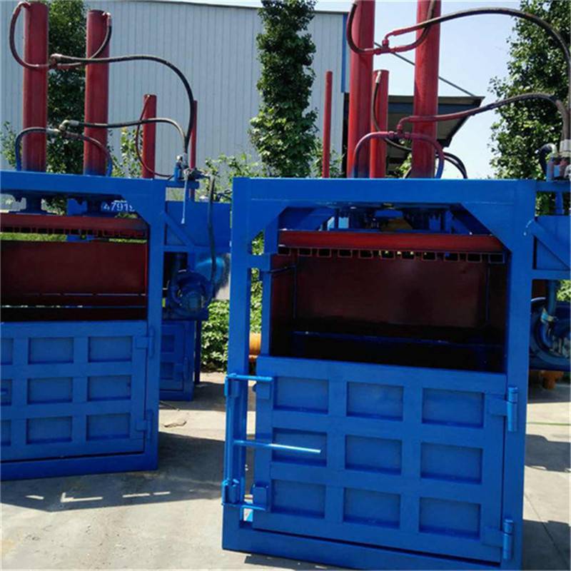 底座加固编织袋打包机液压升降式四柱液压机厂家