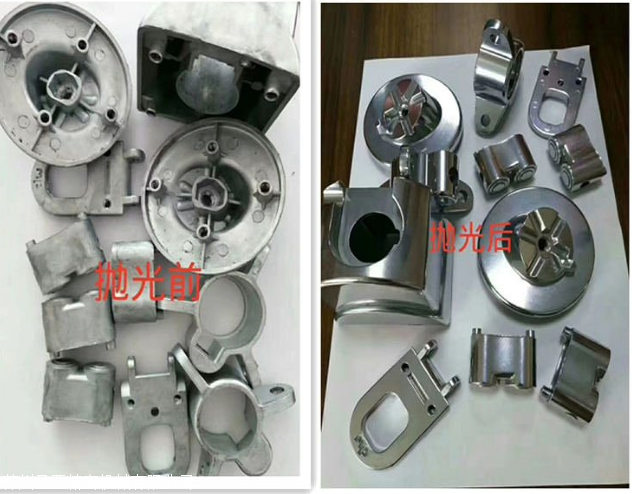 上海松江衝壓件壓鑄件去毛刺拋光機器振動研磨光飾機