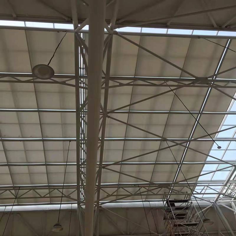 游泳馆电动遮阳帘游泳馆室外电动天棚帘学校操场遮阳蓬