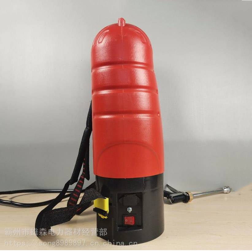 消防应急救援电动水枪细水雾装置高压水枪往返式电动高压扑火枪