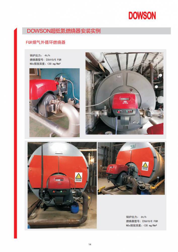 6吨道森低氮燃烧器ds610efgr